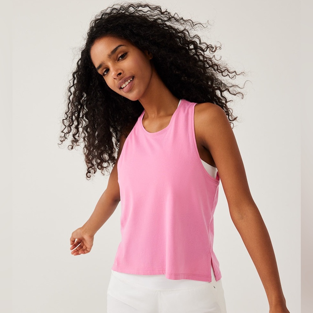 NWT Outdoor Voices Everyday Muscle Tank Bubblegum size small S